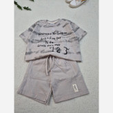 ست تیشرت و شلوارک اسپرت بچگانه سایز 35 تا 50